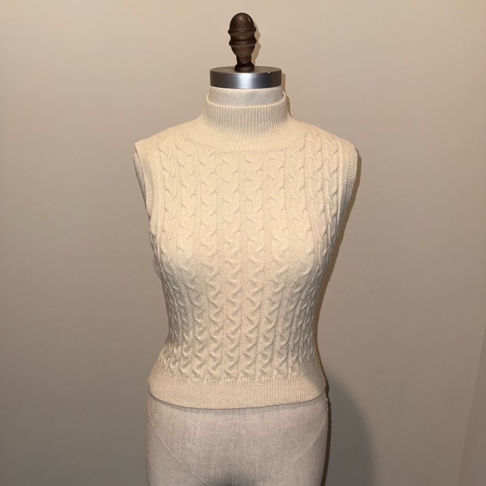 Turtle Neck Sweater Vest